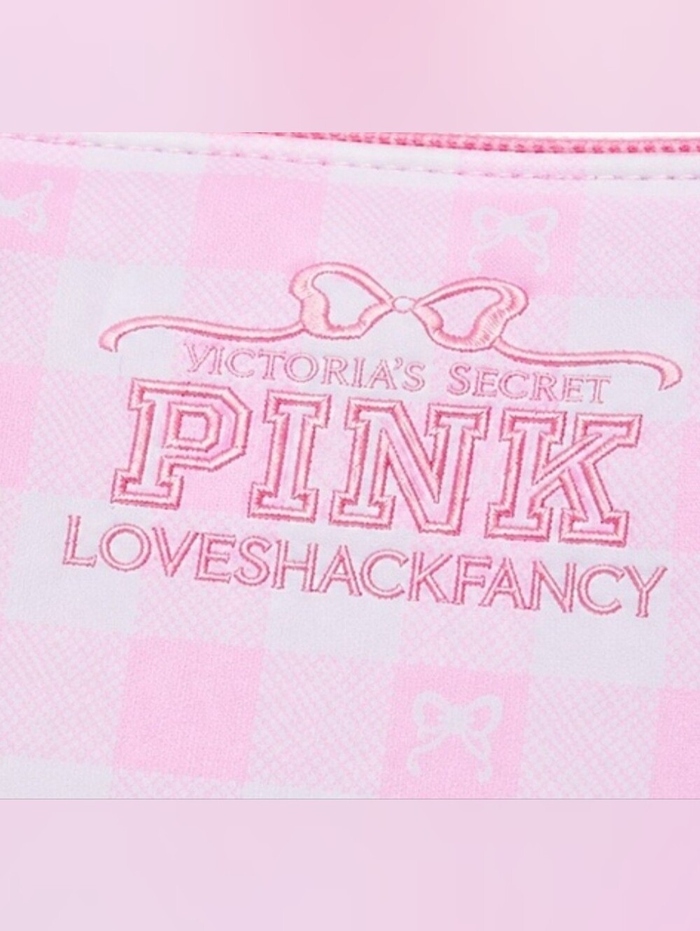 NWT VS PINK X LIVESHACKFANCY MINI TOTE BAG - Picture 5 of 10
